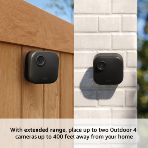blink outdoor 4 xr – two year battery wireless camera with 4x security
