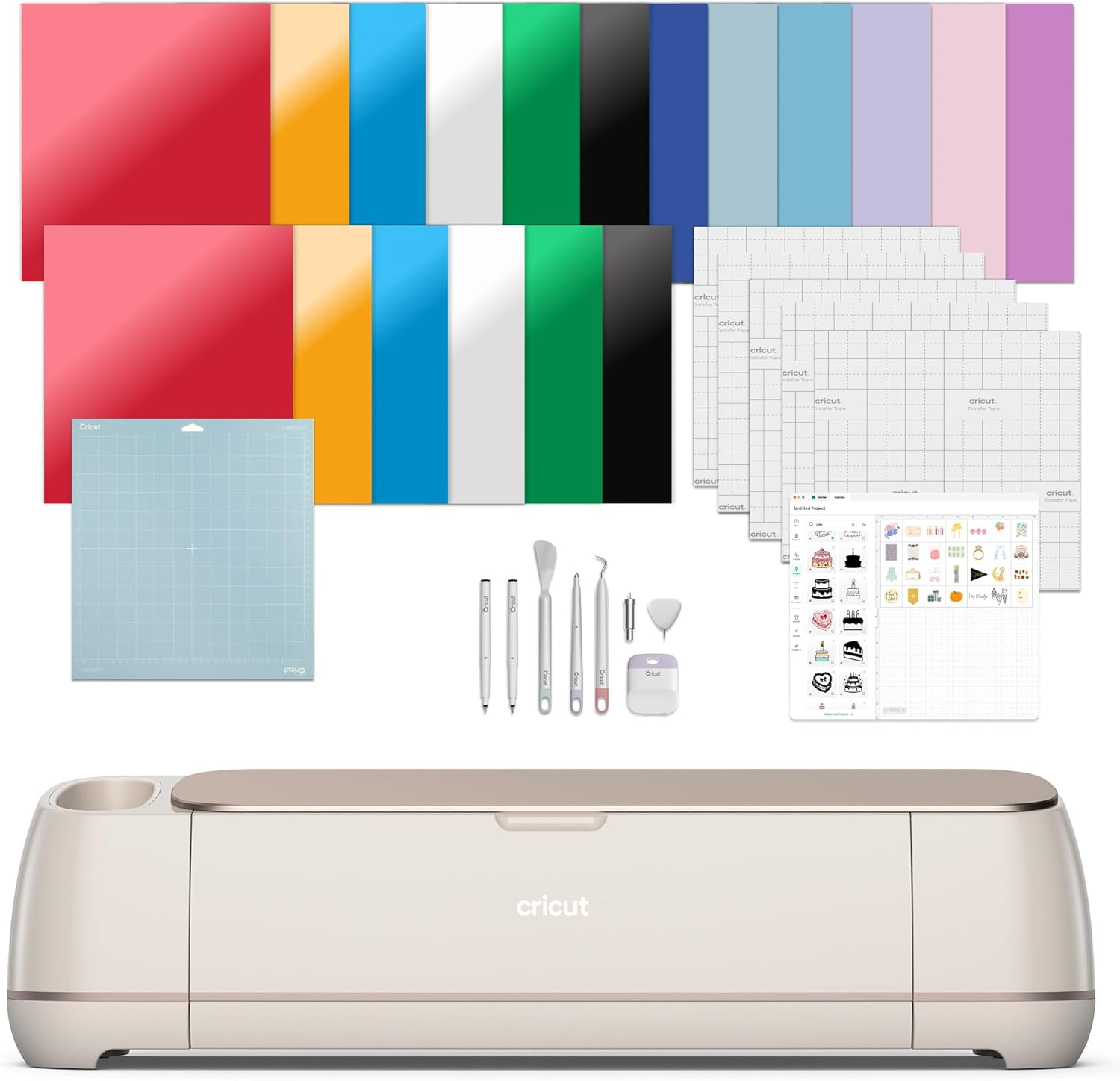 cricut maker 4 smart cutting machine bundle